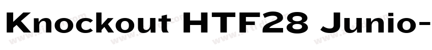 Knockout HTF28 Junio字体转换